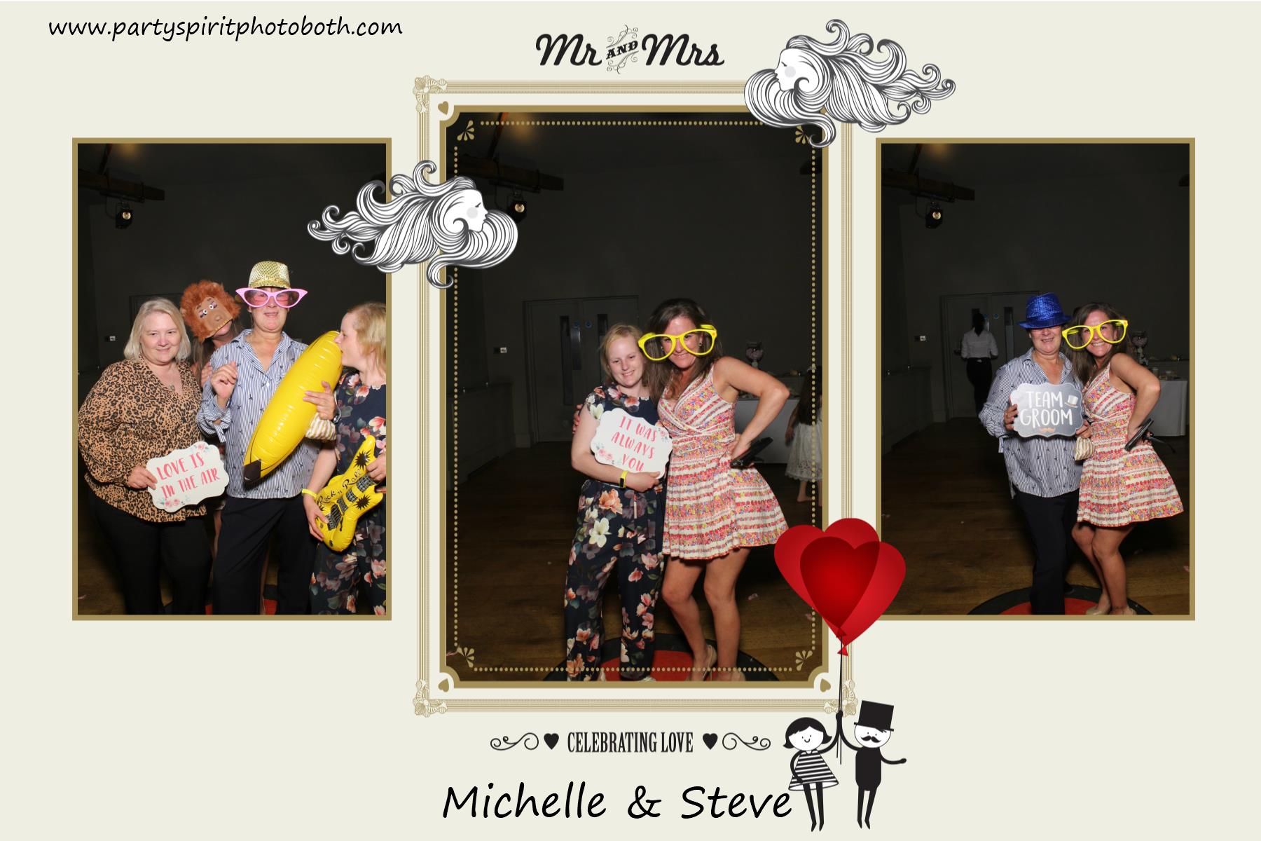 Michelle & Steve Wedding | View more photos from the event at gallery.partyspiritphotobooth.com/u/PartySpiritPhotoBooth/Michelle-Steve-Wedding